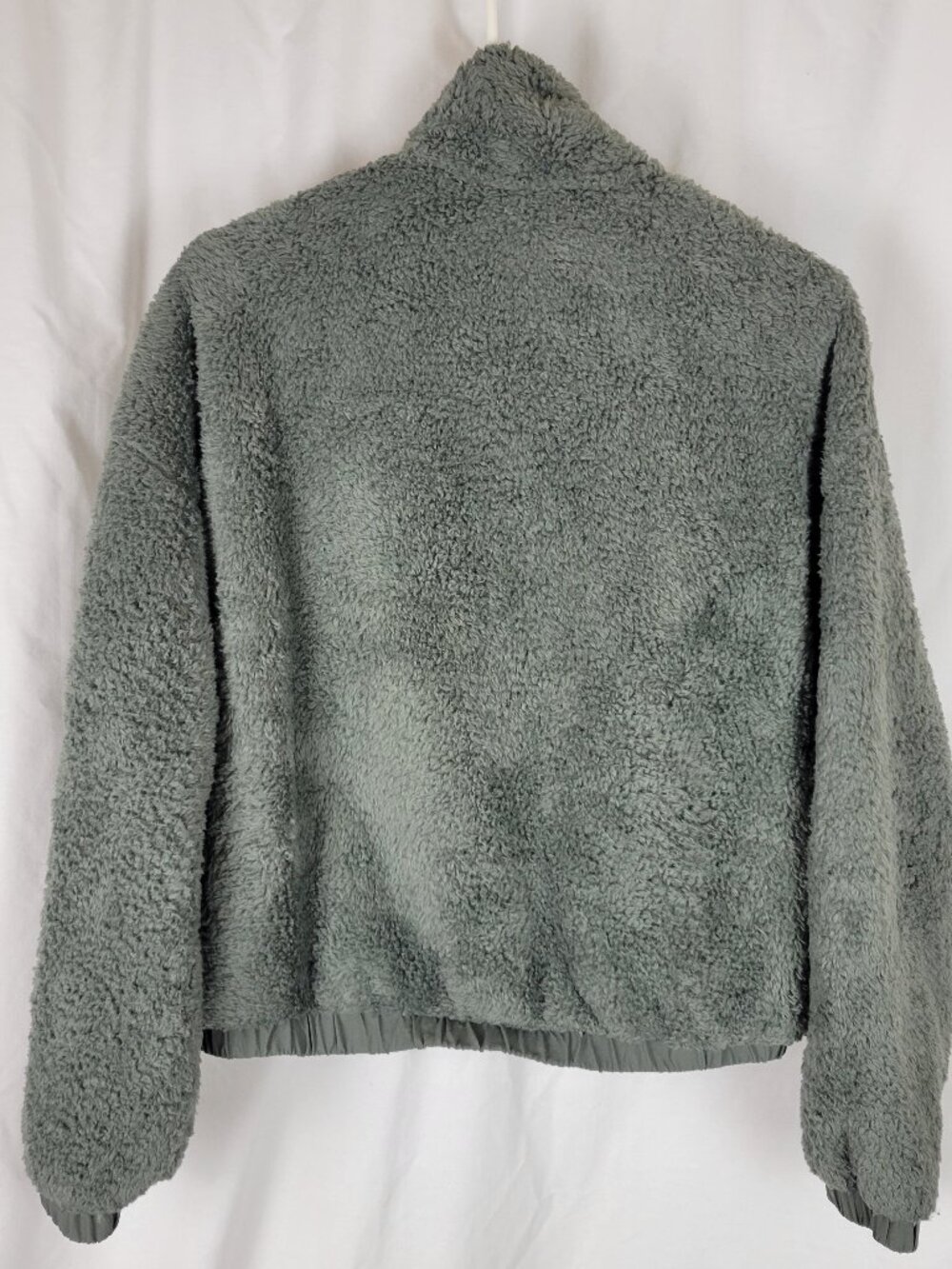 VUORI Green Full Zip Sherpa High Pile Fleece Jacket - Medium - Picture 10 of 10